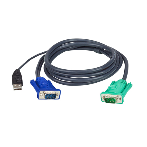 Belkin F1D9400-10 OmniView Series Dual-Port KVM Cable 10 feet PS/2