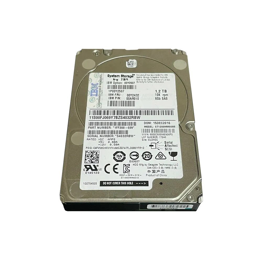 0B28482 - HGST 1.2TB 10000RPM SAS 6Gb/s 64MB Cache 2.5-inch HDD