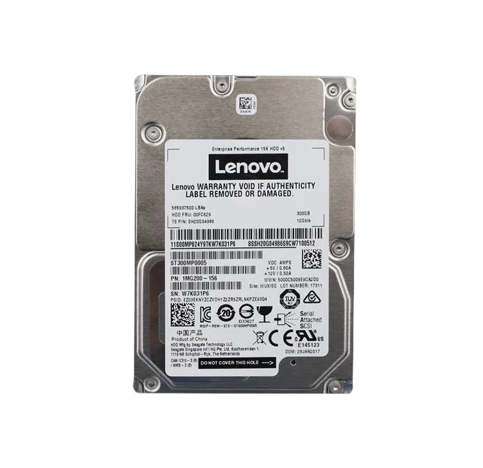 00FC629 - Lenovo 300GB 15000RPM SAS 12Gb/s 3.5-inch Hot-swap Enterpri…