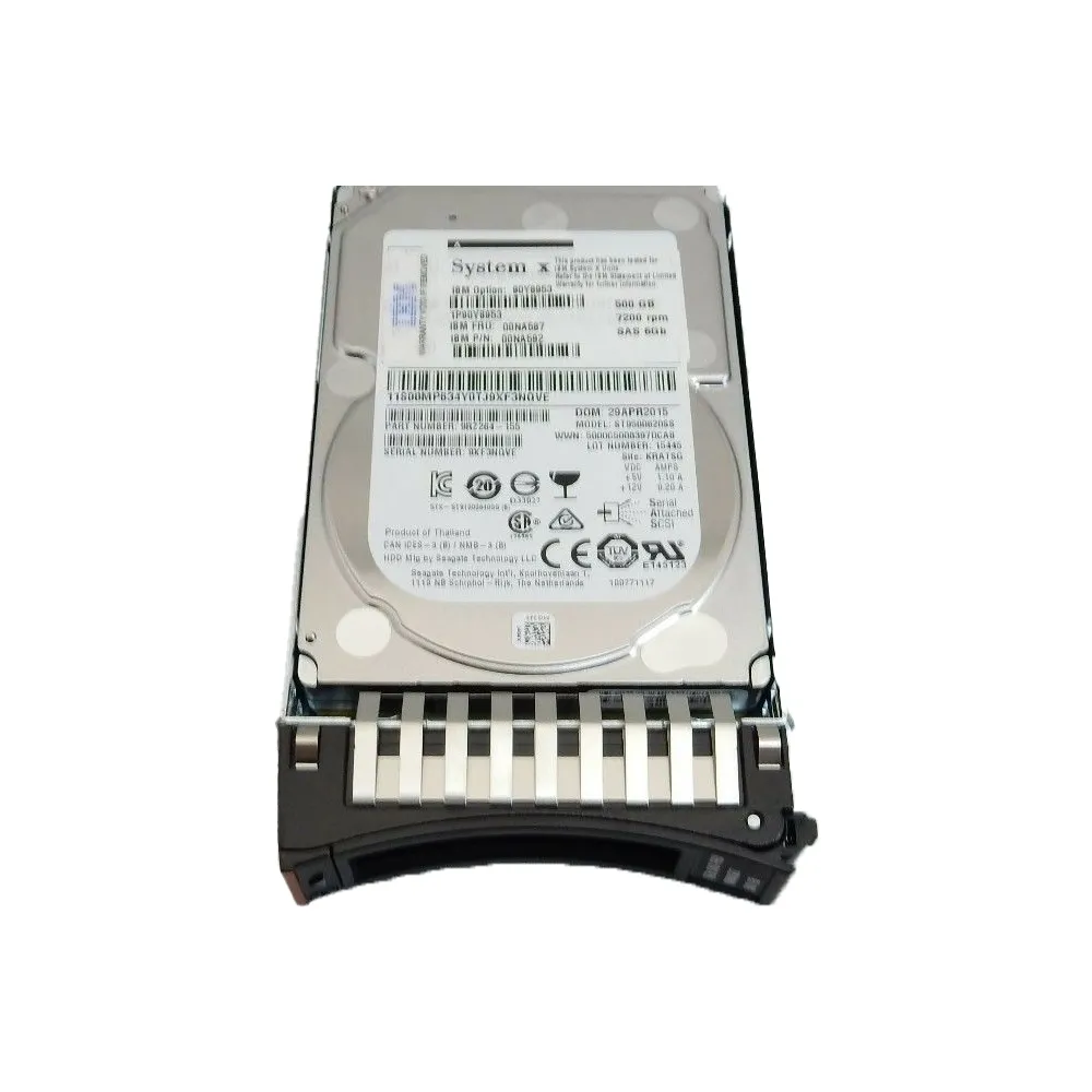00NA587 - IBM 500GB 7200RPM SAS 6Gb/s 2.5-inch SFF Hard Drive
