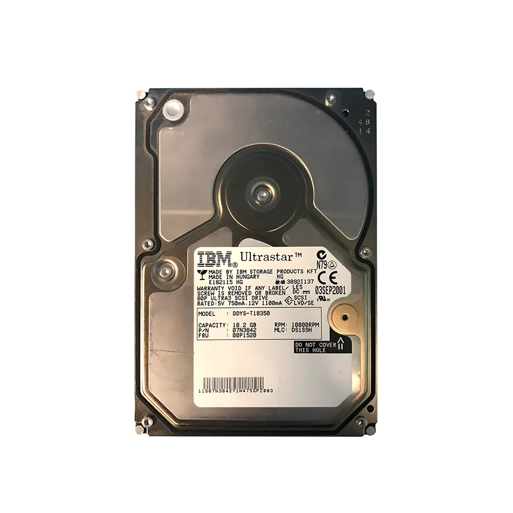 00P1520 - IBM 18GB 10000RPM Ultra 160 SCSI 3.5-inch Hard Drive