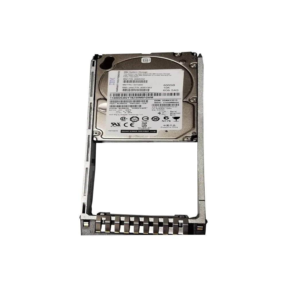 00WY963 - IBM 600GB 10000RPM SAS 6Gb/s Hot-Swappable 2.5-inch Hard Dr…