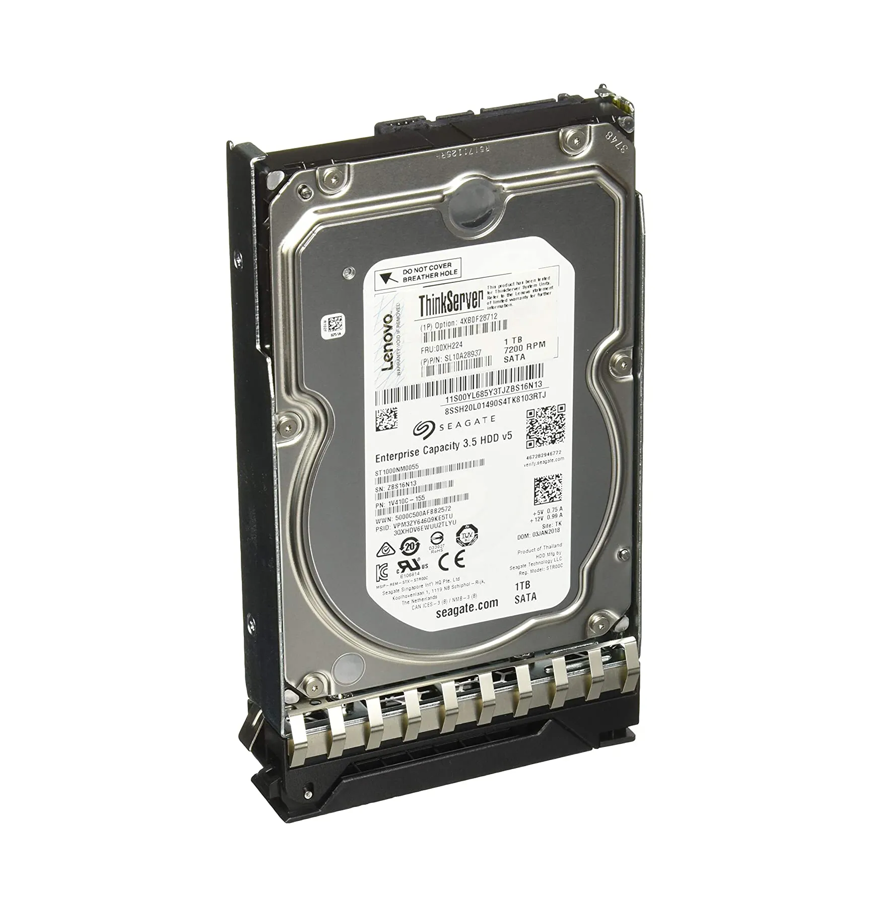 Seagate ST1000NC001（3.5インチ HDD 1TB） Amazon | Seagate 3.5インチ内蔵HDD 1TB SAS 6Gb/s 7200rpm 64MB