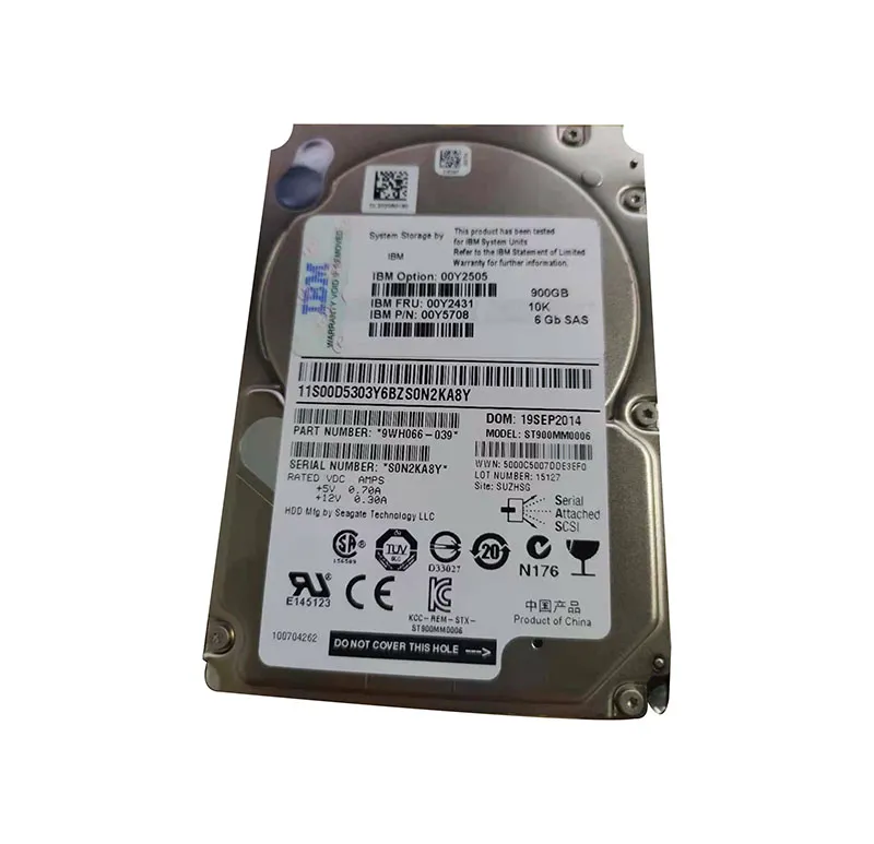 日本アイ・ビー・エム 900GB 10K 2.5-inch HDD 00Y2505 00Y2505-o.webp