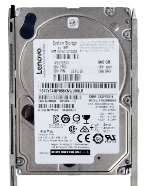 00Y5720 - IBM 600GB 10000RPM SAS 6GB/s 2.5-inch Hard Disk Drive