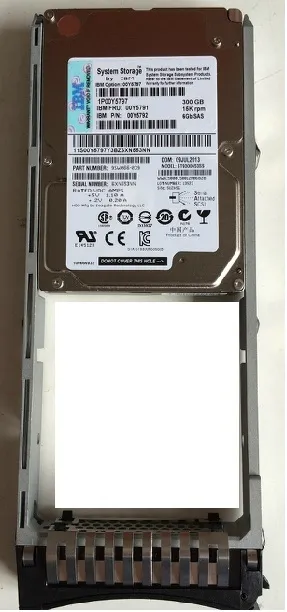 Hard Disk Interno Lenovo 300GB 15K SAS 6Gb/s 2.5'' - 03X3797 (Usato Testato)