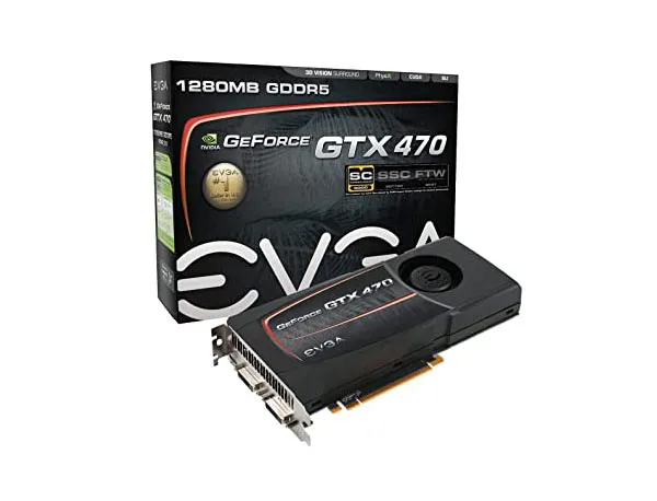 012-P3-1472-KR - EVGA GeForce GTX 470 1.2GB 320-Bit GDDR5 PCI Express…