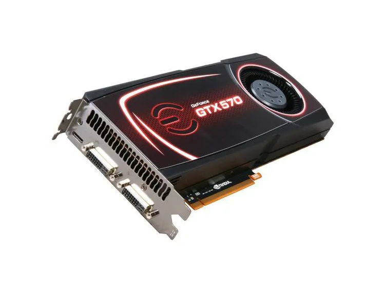 012-P3-1570-KR - EVGA GeForce GTX 570 (Fermi) 1.2GB 320-Bit GDDR5 PCI…