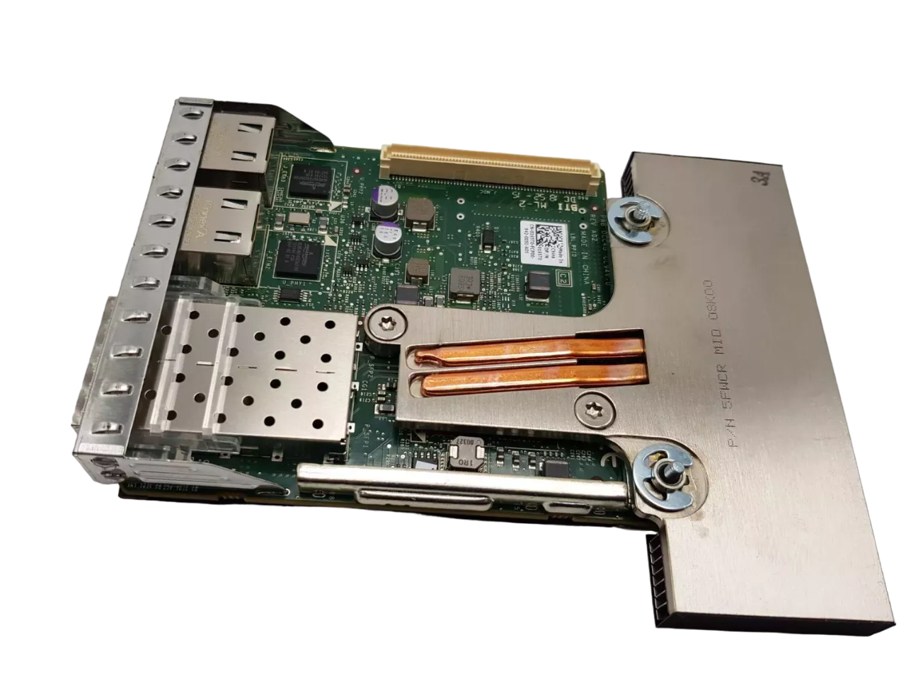0165T0 - Dell Broadcom 57800S Quad Port SFP+ 10GBE Network Daughter C…