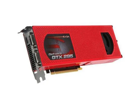 017-P3-1294-KR - EVGA GeForce GTX 295 Red Edition 1.7GB 896-Bit GDDR3…