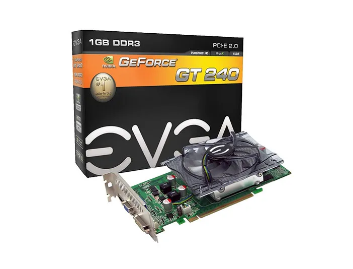 01G-P3-1235-KR - EVGA GeForce GT 240 1GB 128-Bit DDR3 PCI Express 2.0…