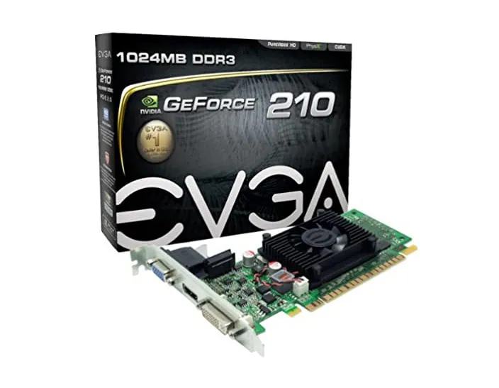 01G-P3-1312-KR - EVGA GeForce 210 1GB 64-Bit DDR3 PCI Express 2.0 x16…