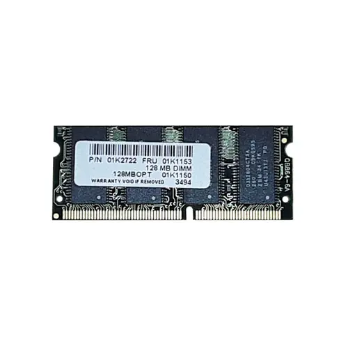 01K1150 - IBM 128MB SDRAM-66MHz PC66 non-ECC Unbuffered CL2 144-Pin S…