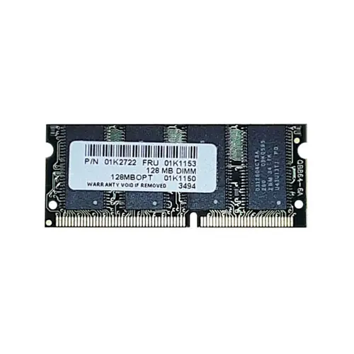01K1153 - IBM 128MB SDRAM-66MHz PC66 non-ECC Unbuffered CL2 144-Pin S…