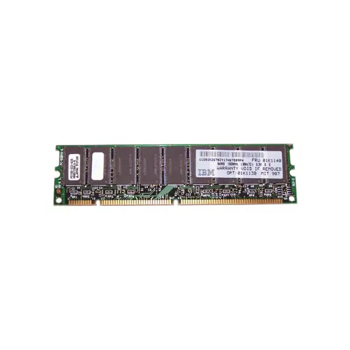01K2670 - IBM 64MB 100MHz PC100 ECC Unbuffered 168-Pin DIMM Memory Mo…