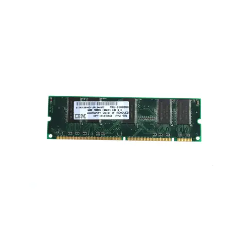 01K2690 - IBM 64MB 100MHz PC100 ECC Registered CL2 168-Pin DIMM Memor…