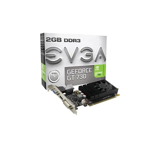 02G-P3-2732-KR - EVGA GeForce GT 730 2GB DDR3 128bit DVI/HDMI/VGA Low…