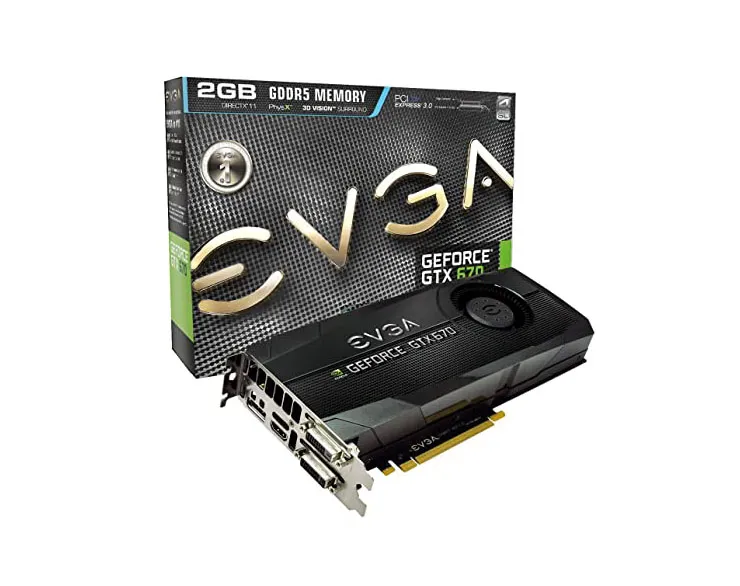 02G-P4-2676-AR - EVGA GeForce GTX 670 FTW LE 2GB GDDR5 PCI Express 3.…