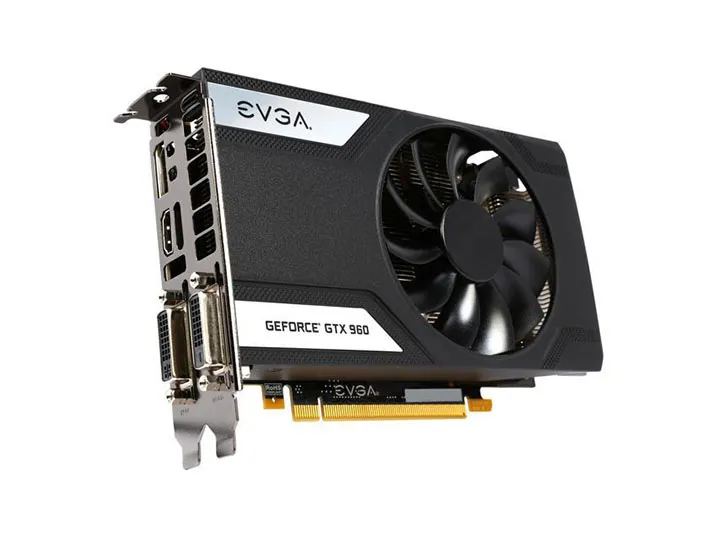 02G-P4-2962-LA - EVGA GeForce GTX 960 SuperClocked 2GB DDR5 128-Bit P…