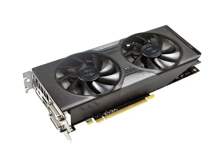 02G-P4-3765-L1 - EVGA GeForce GTX 760 Dual SuperClocked 2GB 256-Bit G…