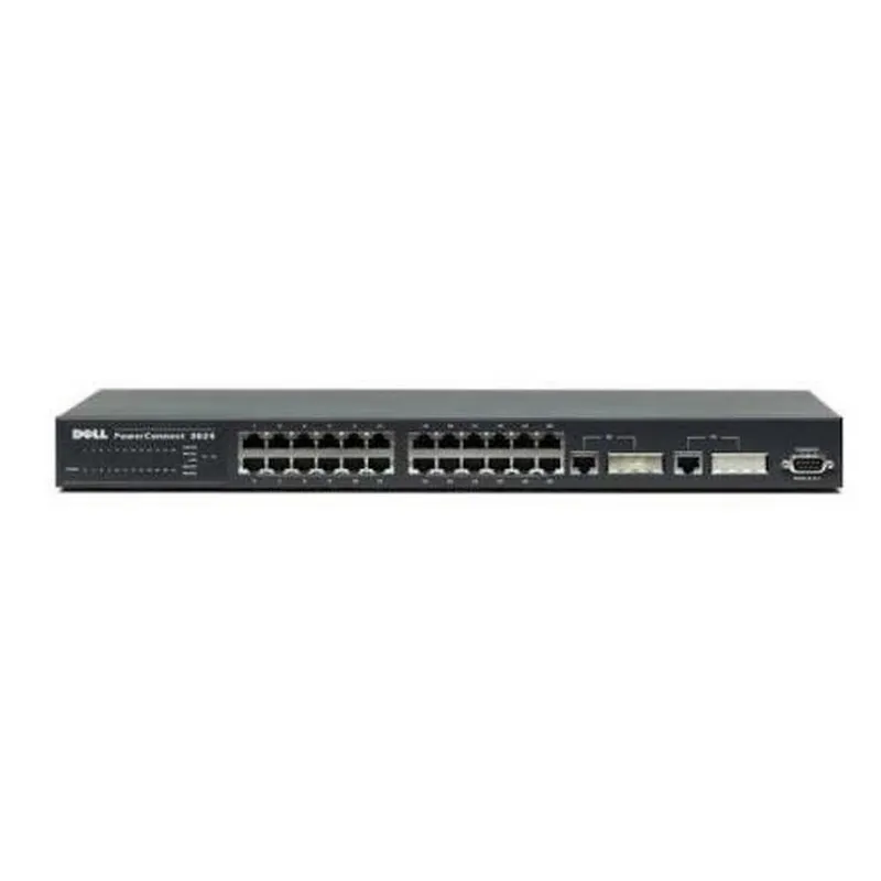 02W513 - Dell PowerConnect 3024 24-Ports 10/100 Fast Gigabit Switch