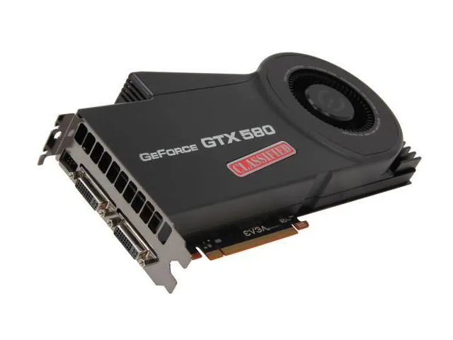03G-P3-1594-KR - EVGA GeForce GTX 580 (Fermi) 3GB GDDR5 384-Bit PCI-E…