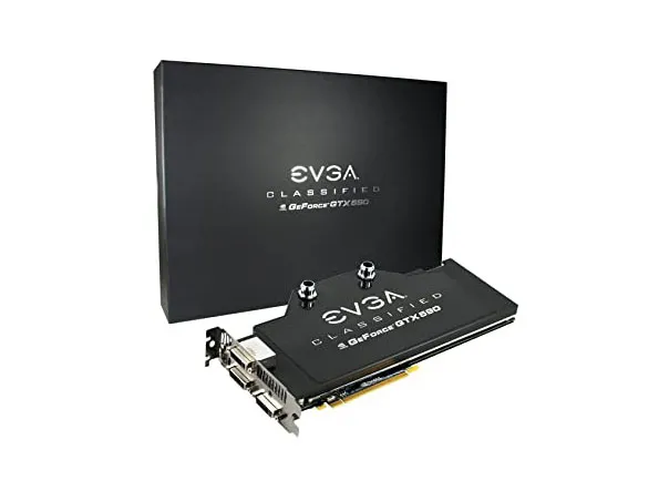 03G-P3-1599-KR - EVGA GeForce GTX 590 Classified Hydro Copper 3GB GDD…