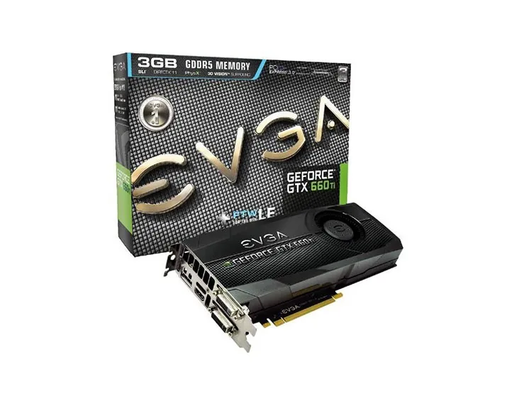 03G-P4-3666-AR - EVGA GeForce GTX 660 Ti FTW LE+ 3GB 192-Bit GDDR5 HD…