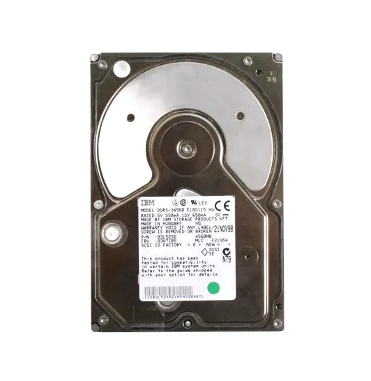 03L5256 - IBM Ultrastar 9ES 4.5GB 7200RPM Ultra Wide SCSI 68-Pin 512K…