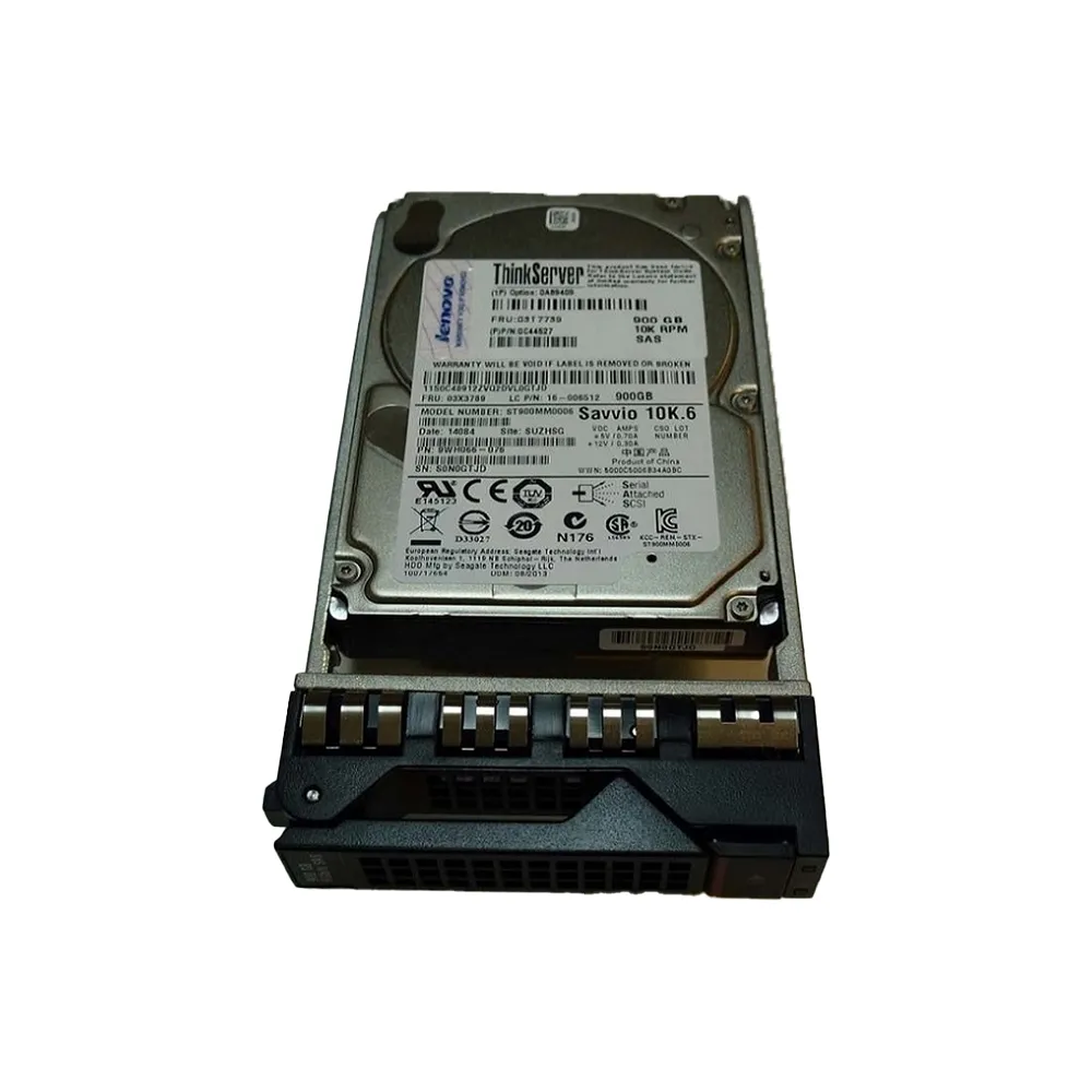 03T7739 - Lenovo 900GB 10000RPM SAS 6Gbps 2.5-inch Enterprise Hard Dr…