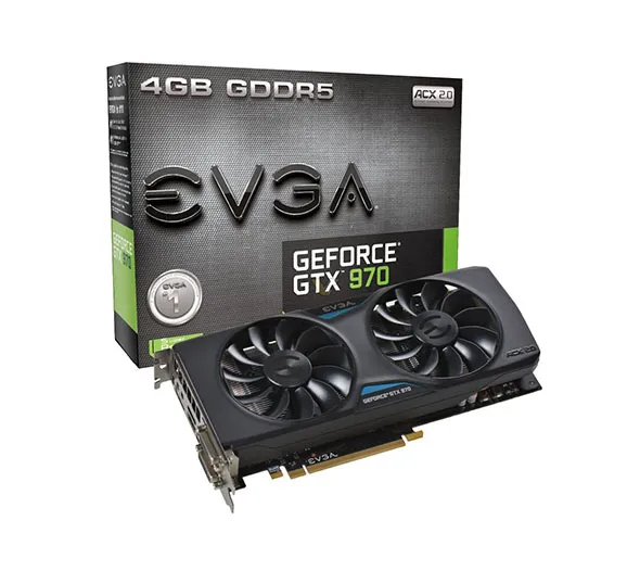 04G-P4-2972-A1 - EVGA GeForce GTX 970 4GB GDDR5 256-Bit PCI Express 3…