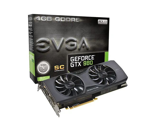 04G-P4-2982-A1 - EVGA GeForce GTX 980 SuperClocked 4GB 256-Bit GDDR5 …