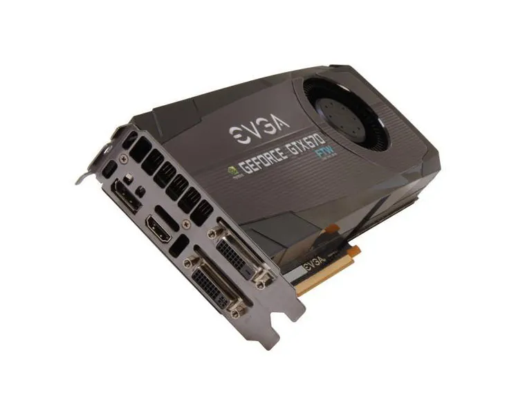 04G-P4-3673-KR - EVGA Nvidia GeForce GTX 670 FTW+ 4GB GDDR5 256-Bit P…