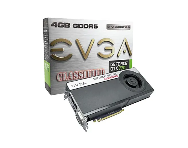 04G-P4-3777-A1 - EVGA GeForce GTX 770 Classified 4GB 256-Bit GDDR5 PC…