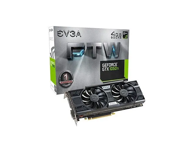 04G-P4-6258-KR - EVGA Nvidia GeForce GTX 1050 Ti FTW 4GB GDDR5 128-Bi…