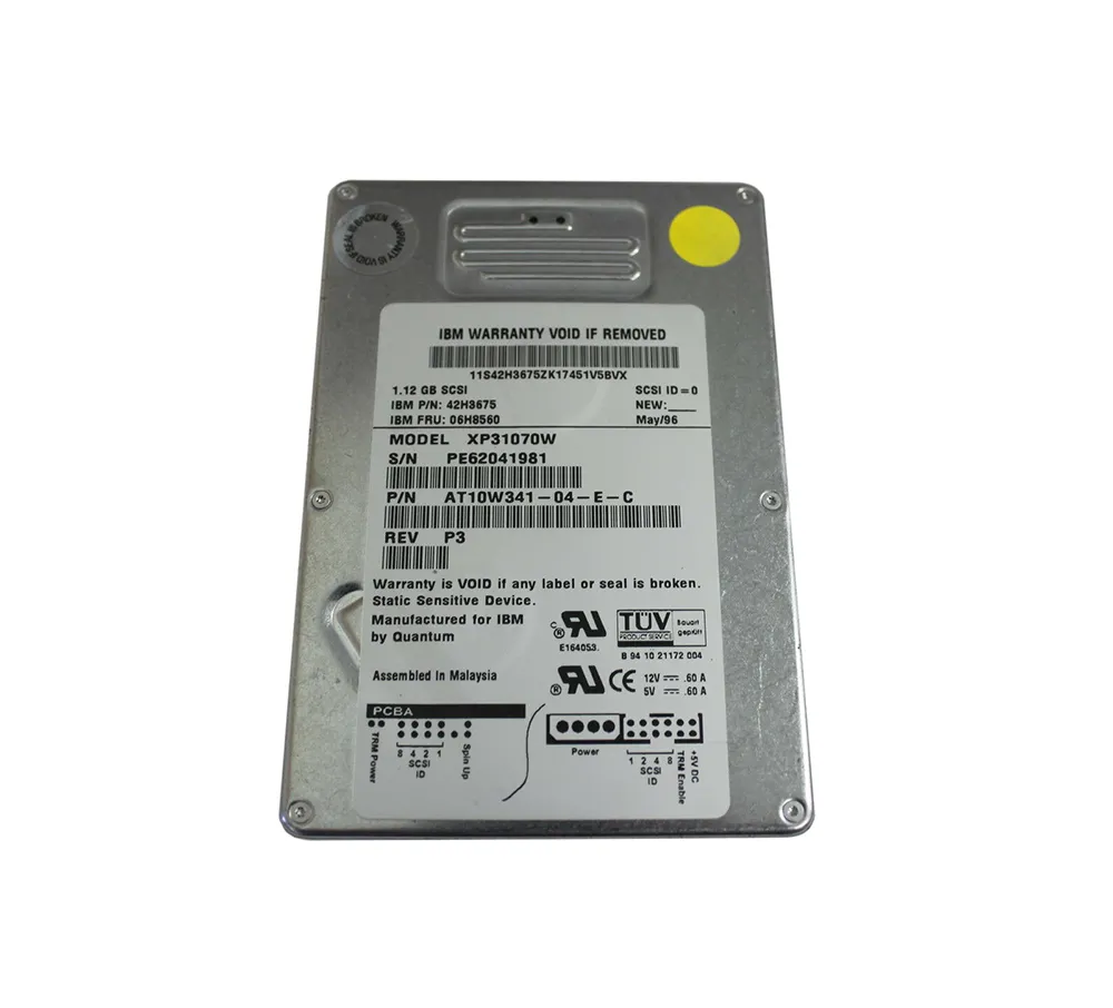 06H8560 - IBM 1GB 7200RPM Fast SCSI 3.5-inch Hard Drive
