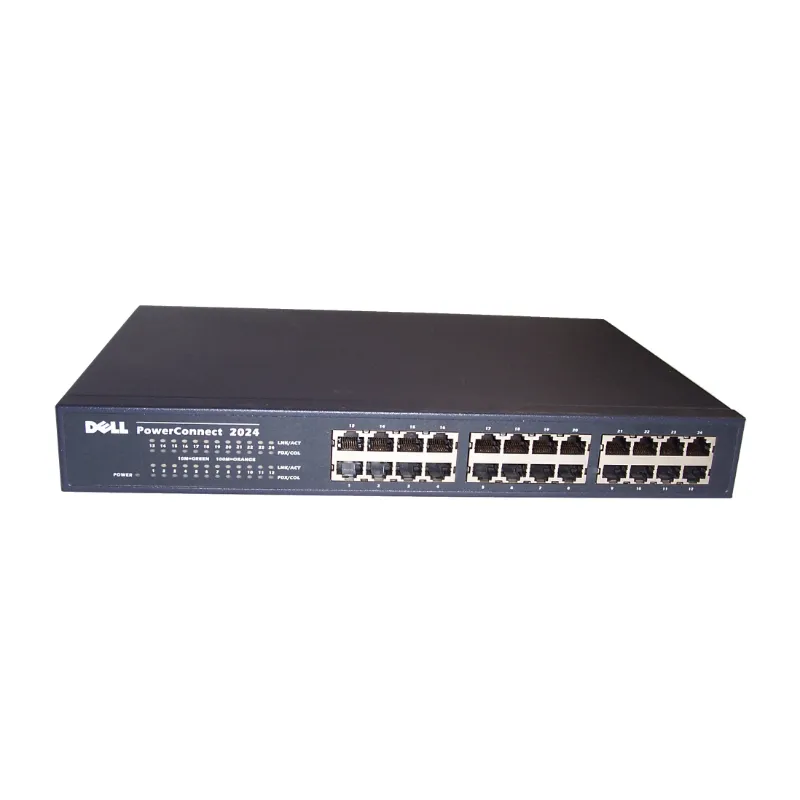 07H969 - Dell PowerConnect 2024 24-Port 24x 10/100 Fast Ethernet Rack…