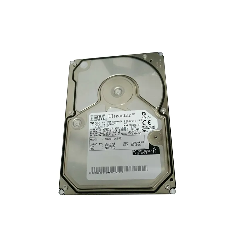 07N3832 - IBM 36.4GB 10000RPM Ultra160 SCSI 80-Pin 4MB Cache