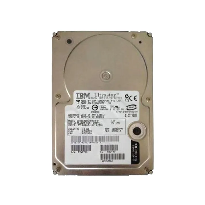07N8793 - IBM 18GB 10000RPM Ultra 320 SCSI 3.5-inch Hard Drive