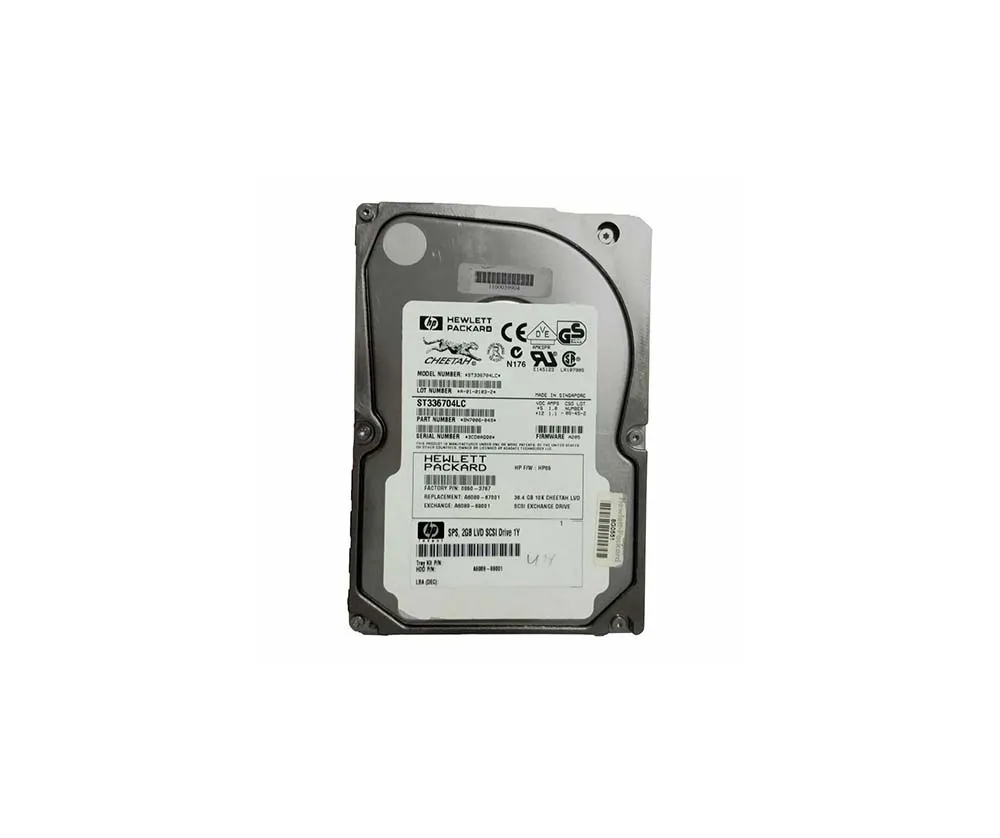 0950-3767 - HP 36GB 10000RPM Ultra2 Wide SCSI 3.5-inch Hard Drive