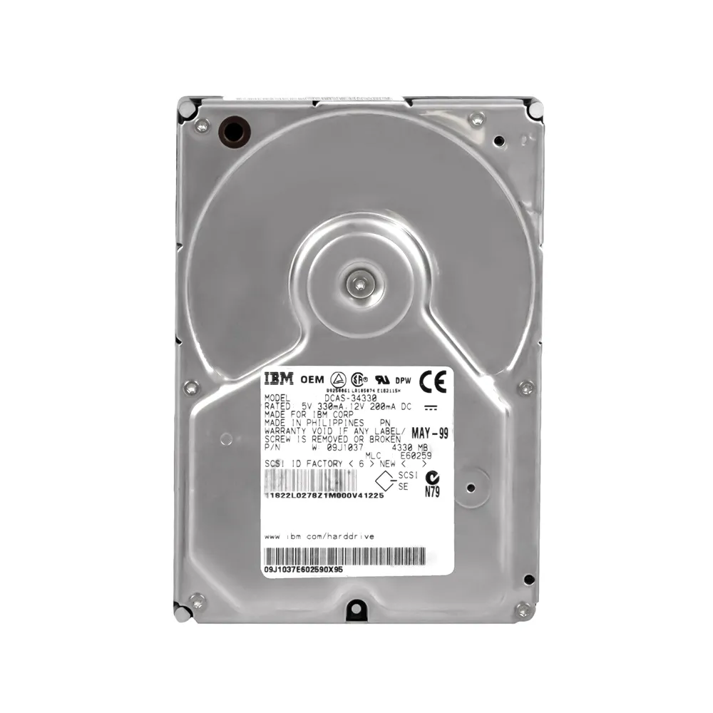 09J1037 - IBM 4GB 5400RPM Ultra SCSI 3.5-inch Hard Drive