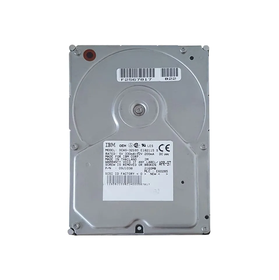 09J1038 - IBM 4GB 5400RPM Ultra SCSI 3.5-inch Hard Drive