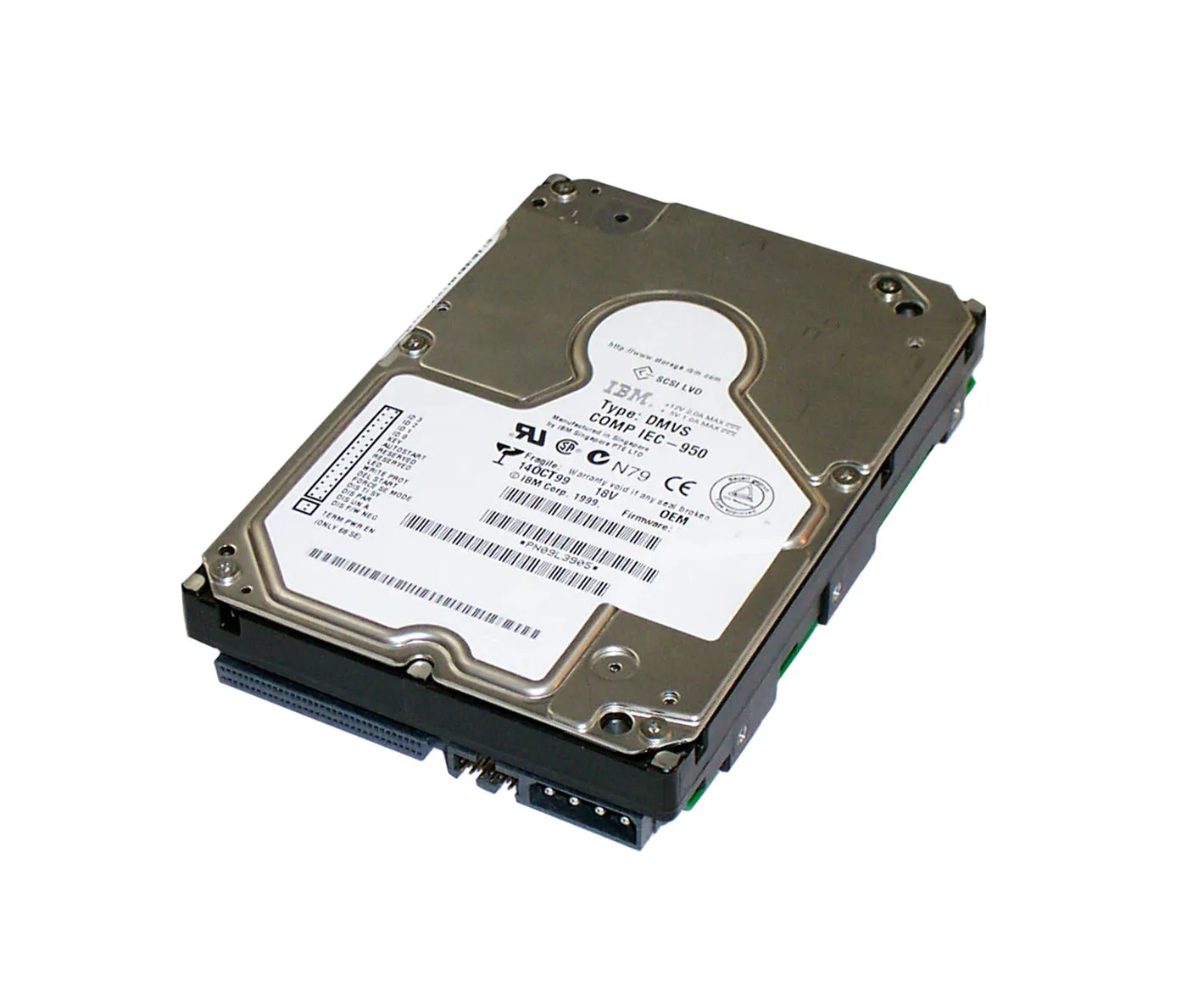 09L3905 - IBM 18GB 10000RPM Ultra2 SCSI 3.5-inch Hard Drive