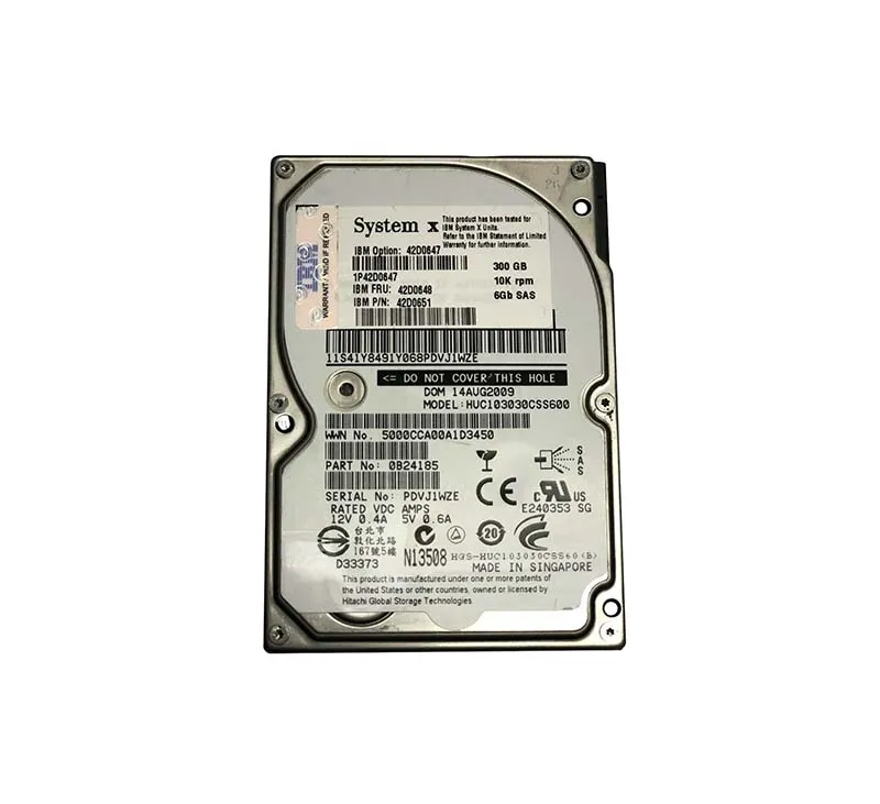 HP 300GB 2.5" SAS 10K RPM 6Gb/s Hard Drive - Certified Refurbished Server Storage