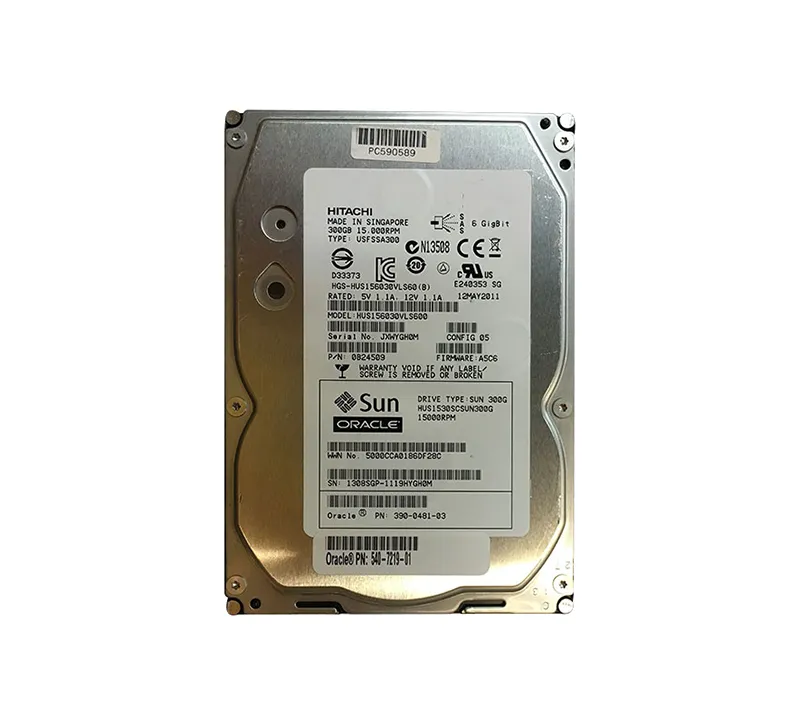 0B24509 - Sun 300GB 15000RPM SAS 6Gb/s 64MB Cache 3.5-inch Hard Drive