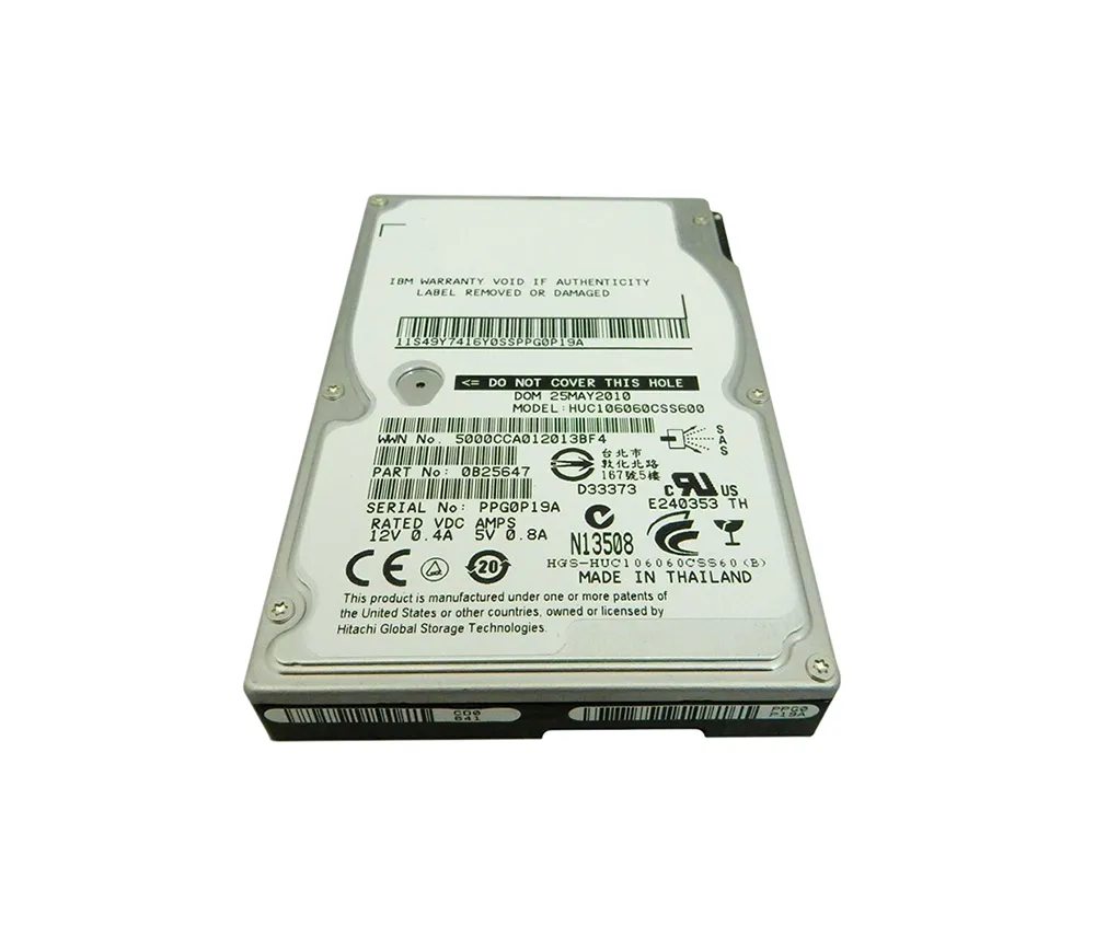 日本アイ・ビー・エム 600GB 10K 2.5-inch HDD 00Y2503 00Y2503 - IBM 600GB 10000RPM SAS 6Gb/s 2.5-in HDD with Tray