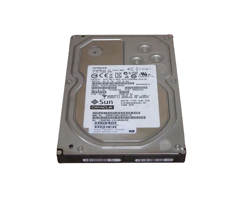 0B26324 - Sun 3TB 7200RPM SAS 6GB/s 64MB Cache Hot-Pluggable 3.5-inch…