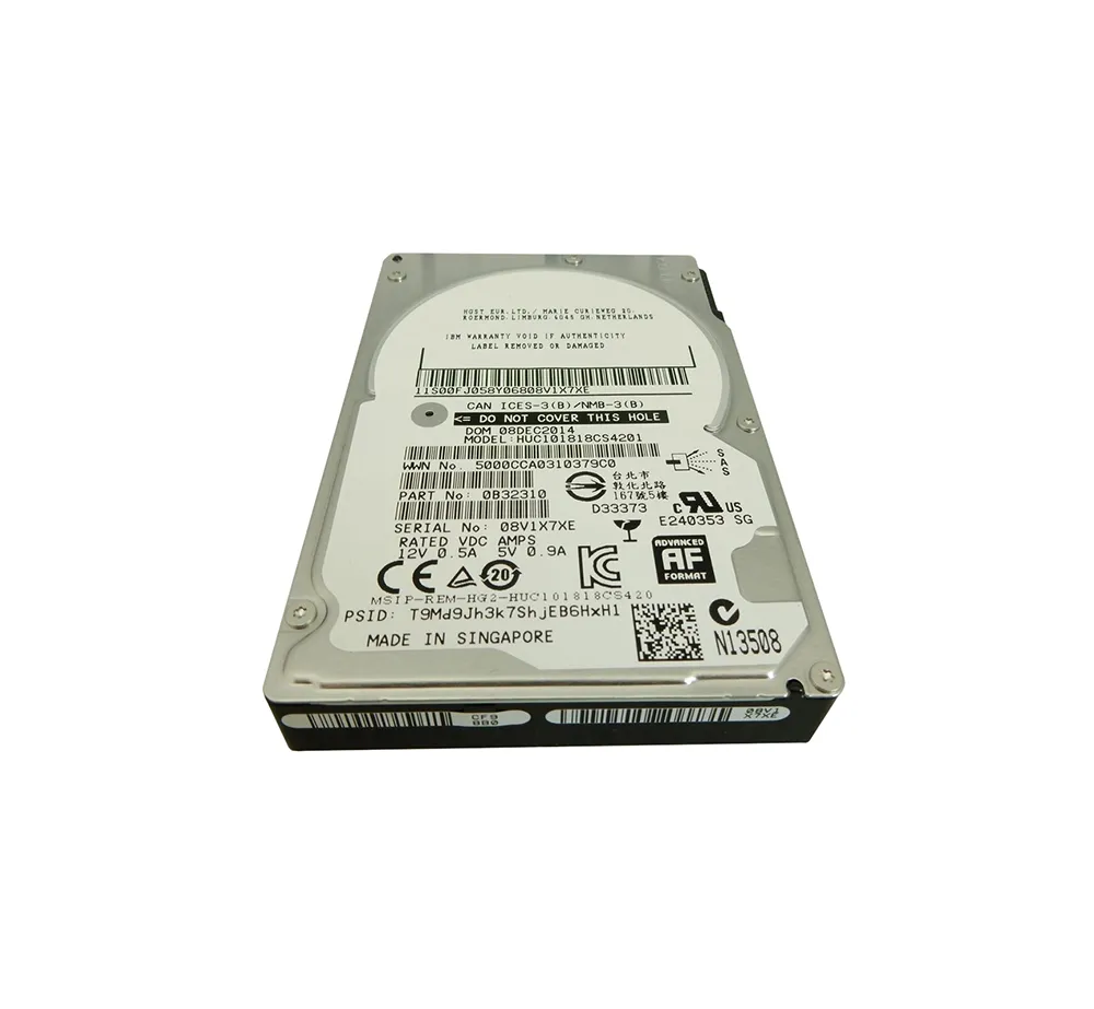 【動作品♪】IBM AL14SEB18EP [1.8TB/1800GB SAS]2.5インチ HDD SAS/10個セット/ハードディスク AL14SEB18EP - Toshiba 1.8TB 10000RPM SAS 12Gb⁄s 2.5-in HDD