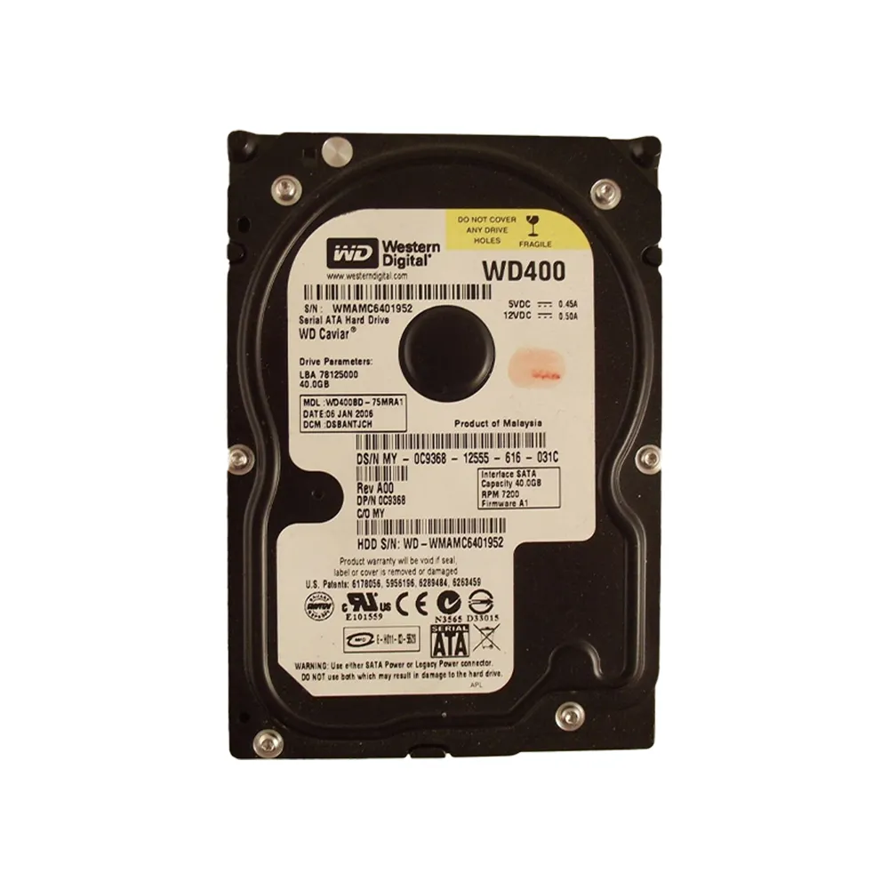 0C9368 - Dell 40GB 7200RPM SATA 1.5GB/s 2MB Cache 3.5-inch Hard Disk …