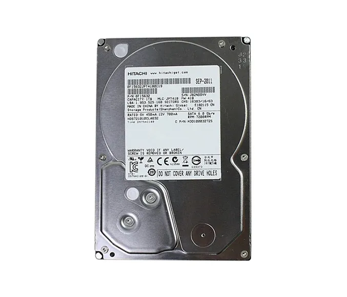 0F15632 - Hitachi DESKSTAR 7K1000.C 1TB 7200RPM 32MB Cache SATA 6GB/s…